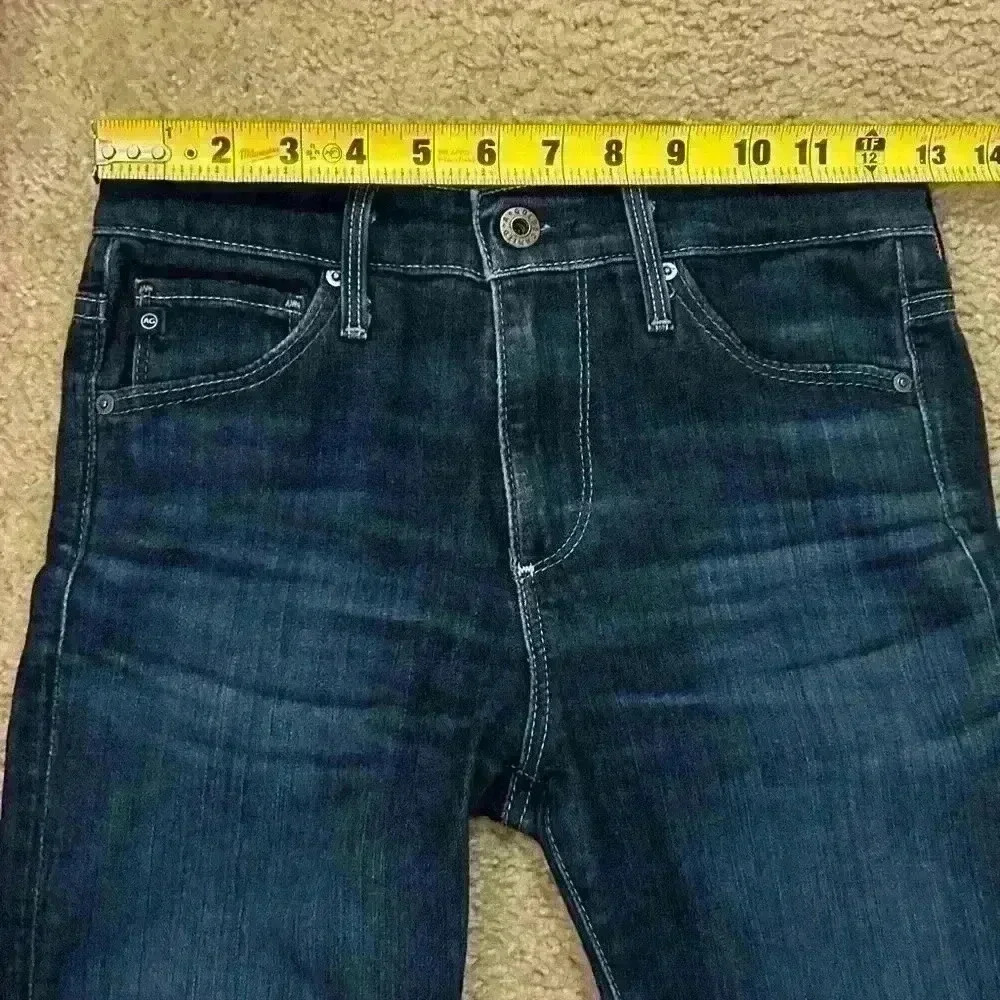 AG Jeans Women’s Size 24 Farrah High Rise Skinny Crop Dark Wash Jeans - Picture 10 of 10